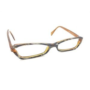 Face A Face Criss Col 419 Black Gray Brown Eyeglasses Frames 50-15 135 France